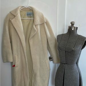 Vintage Eider Knit wool coat